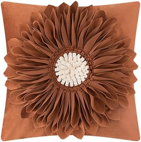 OiseauVoler 3D Flower Decorative Throw Pillow Covers by OiseauVoler