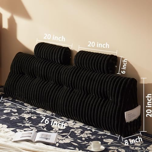Rycwola Faux Fur Headboard Pillow - Image 2