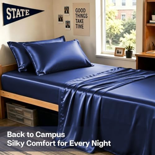MR&HM Satin Pillowcase 2 Pack, Standard Size 20"x26" - Image 5
