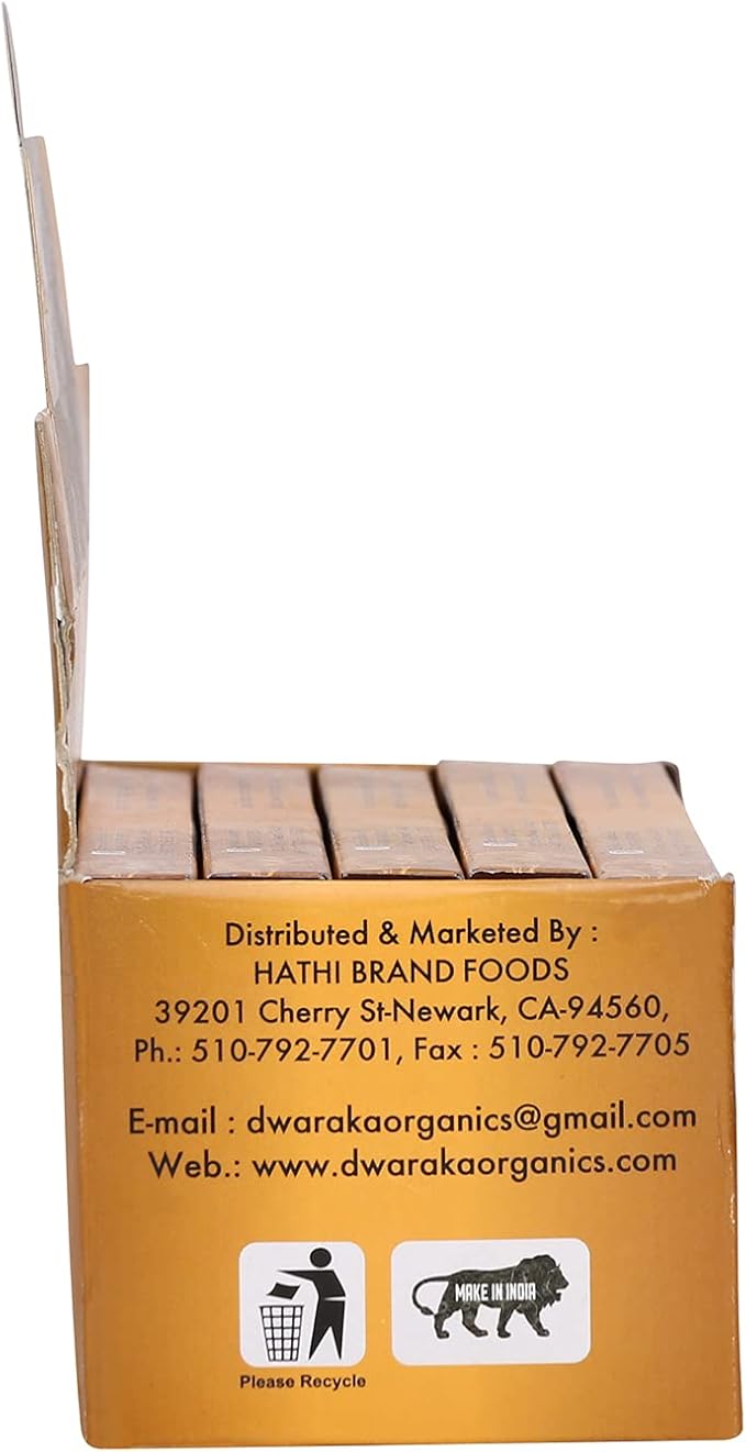 Dwaraka - Incense Sticks - Sandalwood, 100 Incense Sticks, All Natural, Chemical Free