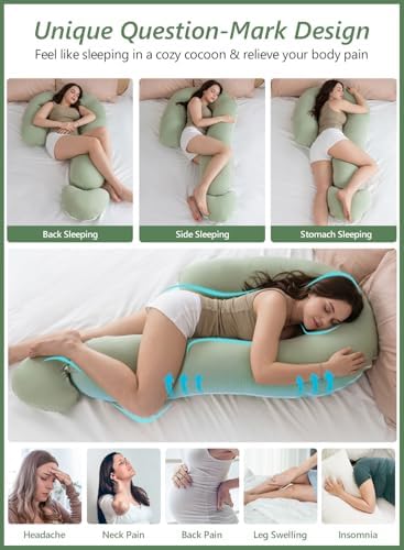 Meiz Question Mark Body Pillow for Adults & Couples - Image 2