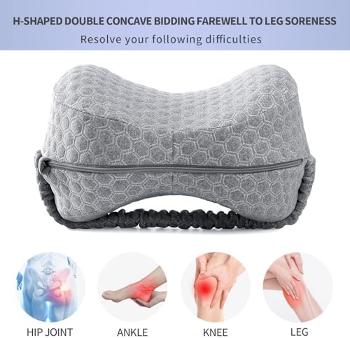 Side Sleeper Heart-Shaped Knee Pillow, Memory Foam Leg Positioning Pillow - Image 7