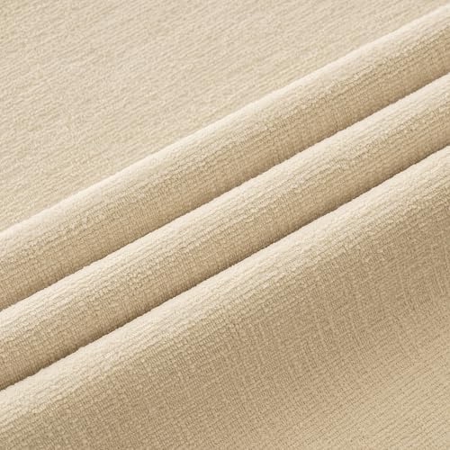 MIULEE Beige Chenille Couch Lumbar Throw Pillow Covers - Image 2