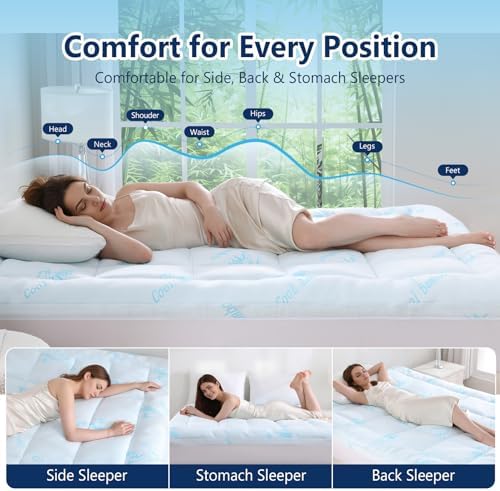 DOWNCOOL 100% Waterproof Cooling Twin Mattress Topper - Image 6