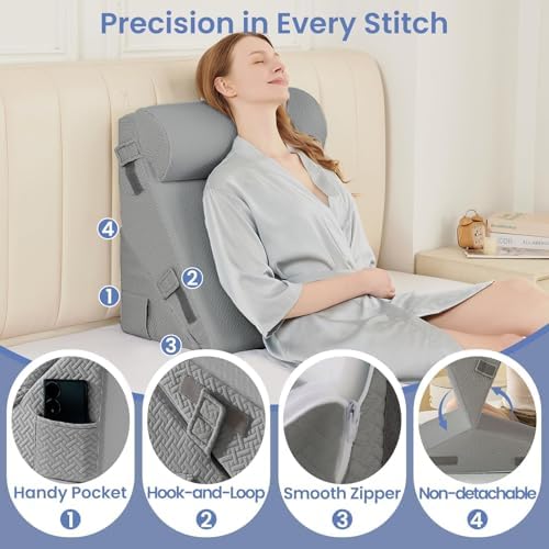 Sasttie Adjustable Wedge Pillow Set - Image 5