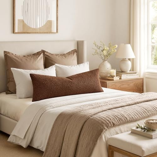 MIULEE Textured Boucle Lumbar Pillow Cover - Image 4
