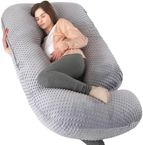 Elover U Shaped Pregnancy Pillow, Full Body Maternity Support by Elover