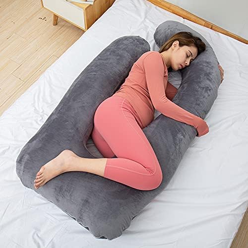 60in Full Body Pillow | Nursing, Maternity and Pregnancy Pillow | Extra Large U - Image 6