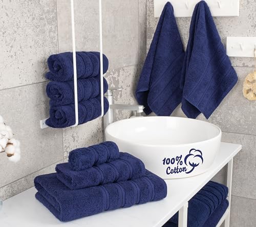 American Soft Linen 100% Cotton Luxury Turkish Towels, 6 Piece Towel Set - Image 2