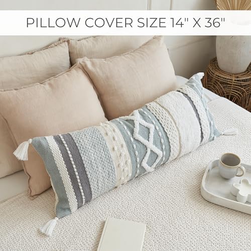 Decorative Boho Lumbar Pillow Cover 14x36 - Image 4