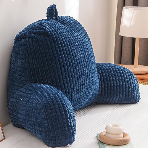 A Nice Night Navy 18.5" Bed Wedge Reading Pillows - Image 6