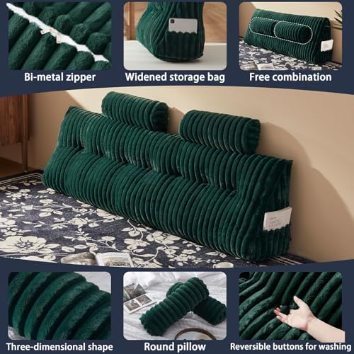 Rycwola Faux Fur Headboard Pillow - Image 5