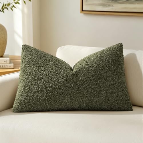 MIULEE Textured Boucle Lumbar Pillow Cover by MIULEE