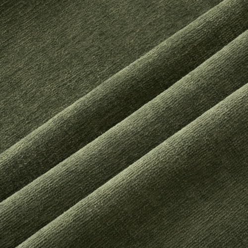 MIULEE Olive Green Chenille Couch Throw Pillow Covers - Image 7