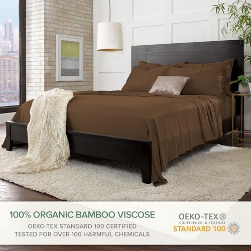 Pure Bamboo California King Sheets, Genuine 100% Organic Viscose Derived from - Image 2