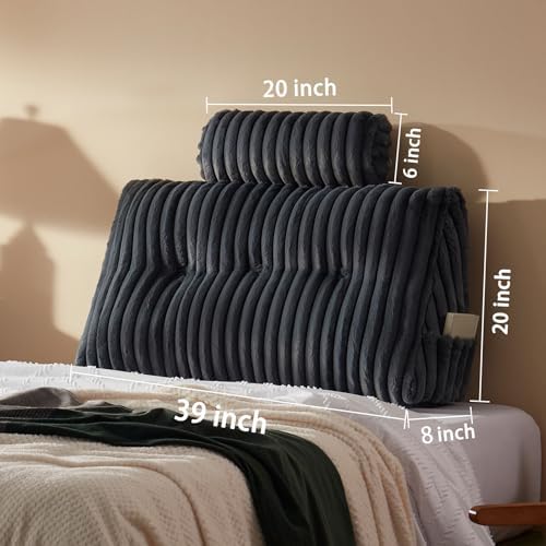 Rycwola Faux Fur Headboard Pillow - Image 2