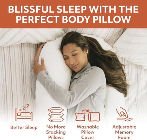 MedCline J-Shaped Therapeutic Full Length Body Pillow - Image 4