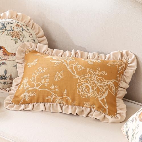 ISAENNE Designer Linen Throw Pillow Cover - Image 2
