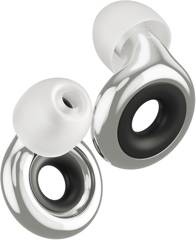 Loop Experience 2 Plus Ear Plugs – Stylish Certified Hearing Protection for Concerts & Festivals, Live Events, Sports, DJs & Nightlife – 17dB Noise Reduction, (High-Fidelity) + Mute for extra coverage