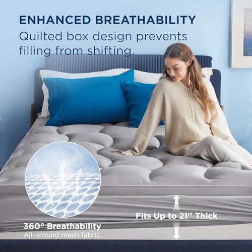 Bedsure Waterproof Mattress Topper Full - Image 6