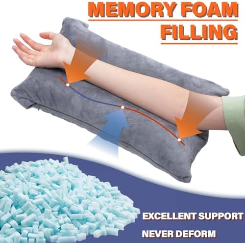 1 MIDDLE ONE Arm Pillow, Memory Foam Arm Rest Pillow - Image 2