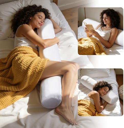 SyMax 7.8"x47" Body Pillow for Adults, Long Round Body Pillow for Adults - Image 3