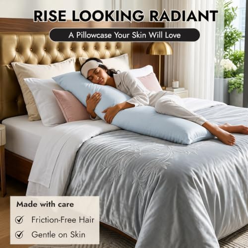 Cotton Metrics Body Pillowcase 20x48 – 100% Tencel Lyocell Eucalyptus Cooling - Image 4