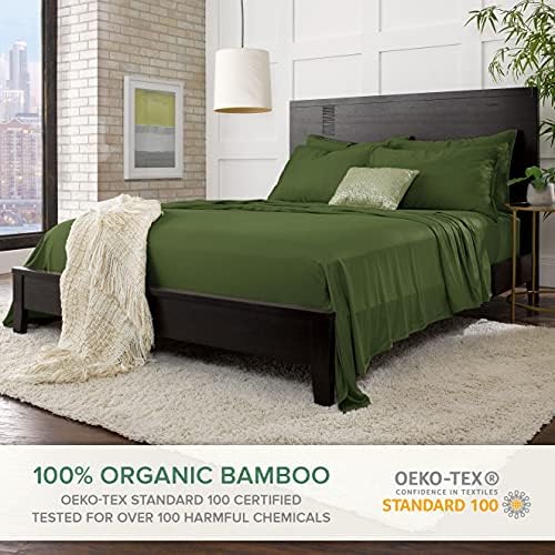 Pure Bamboo Queen Sheets, Genuine 100% Organic Viscose Derived from Bamboo Bed - Image 2