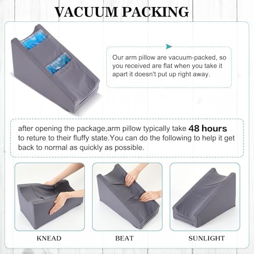Buryeah Cooling Arm Elevation Pillow 2 Pocket, Cooling Material - Image 2