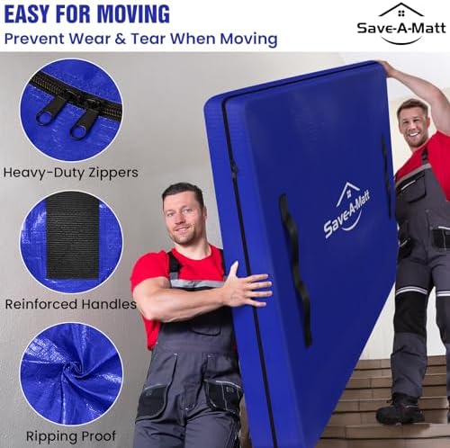 Mattress Bags for Moving, Extra Thick Waterproof Mattress Cover - Image 5