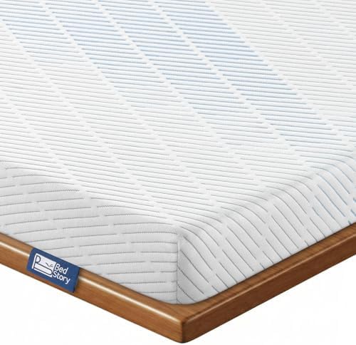 BedStory 3 Inch Queen Size Firm Mattress Topper, No Odor by BedStory