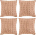 Fancy Homi 4 Packs Decorative Throw Pillow Covers by Fancy+Homi