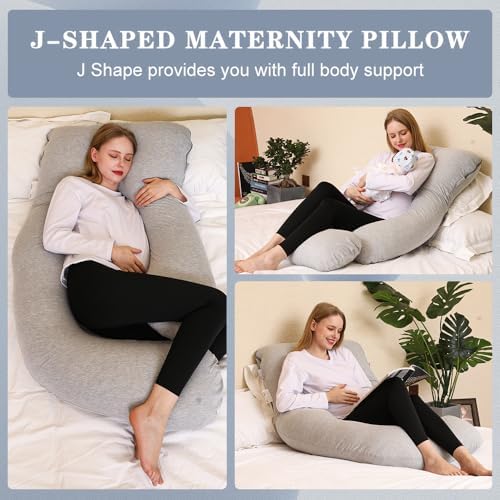 Chilling Home Pregnancy Pillow, J Shape Pregnancy Pillows - Image 6