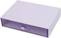 Stackable Desk Drawer Organizer, Plastic Storage Drawer, Grocery Organizer For Stationery/Office Supplies (Purple, 1 Compartment)