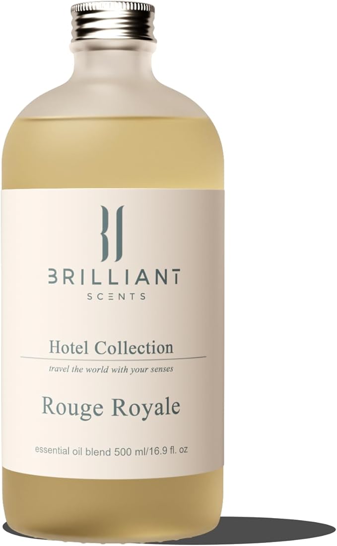 Brilliant Scents Rouge Royale Scent | Bergamot, Sandalwood, Oud | Inspired by: Baccarat Hotel NY | Luxury Home & Business Scent | Fragrance Oil | 500ML