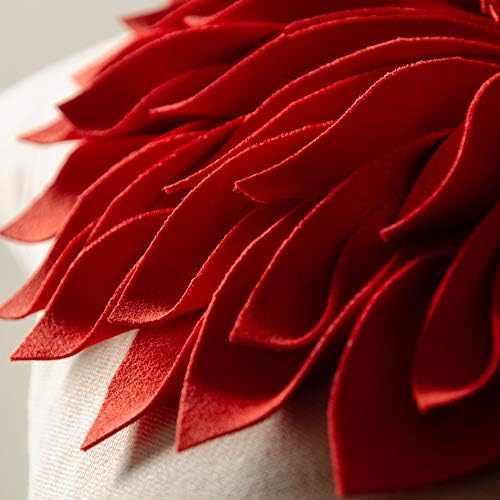 OiseauVoler Decorative Handmade 3D Flower Throw Pillow Covers 18 x 18 Inch - Image 5