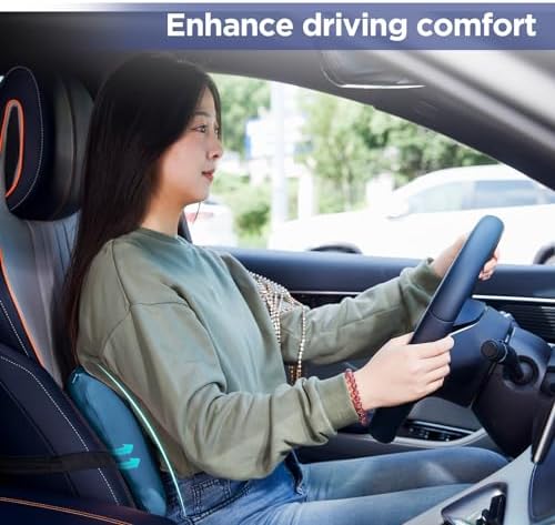 Lumbar Support Pillow for Office Chair, Memory Foam Car Back Cushion - Image 4