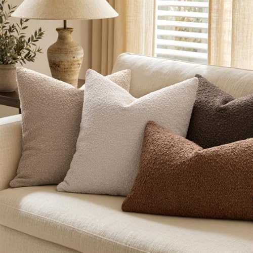MIULEE Textured Boucle Lumbar Pillow Cover - Image 4