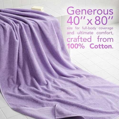 American Soft Linen 100% Cotton Luxury Turkish Towels, 40x80 XL Bath Sheet - Image 2