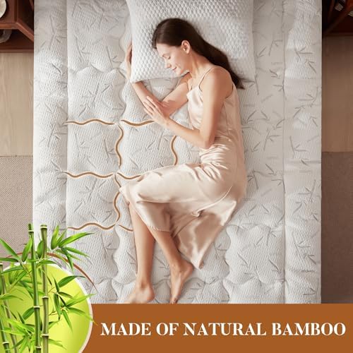PRIMESOFT Twin XL Size Mattress Topper, Thick Pillow Top Mattress Pad，Up to 21 - Image 2