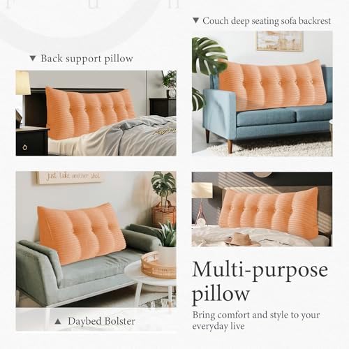 Headboard Pillow Queen, Bed Wedge Pillow Headboard Headrest - Image 6