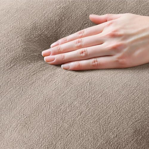 MIULEE Boho Linen Fringe Decorative Fall Throw Pillow Covers Dune 18x18 - Image 2