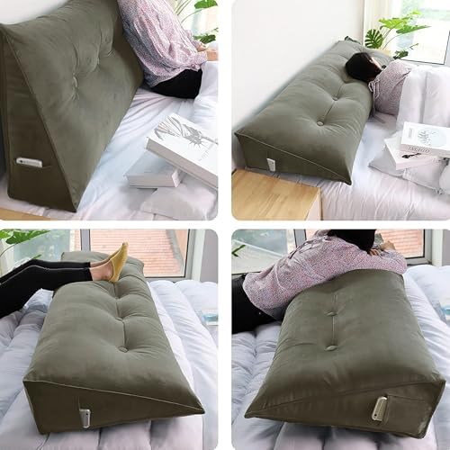 WOWMAX Headboard Pillow Full Wedge Reading Pillow - Image 3