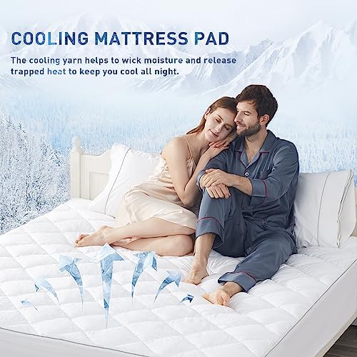 Sunflower Cooling Queen Mattress Pad - Image 3