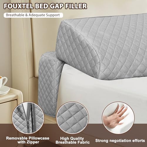 4 Modes Pillow Wedge for Headboard Gap, Foldable Bed Wedge Pillow, Bed Gap - Image 4