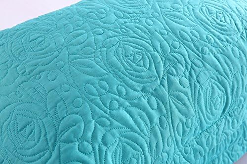 MarCielo 2-Piece Embroidered Pillow Shams, Decorative Microfiber Pillow Covers - Image 4