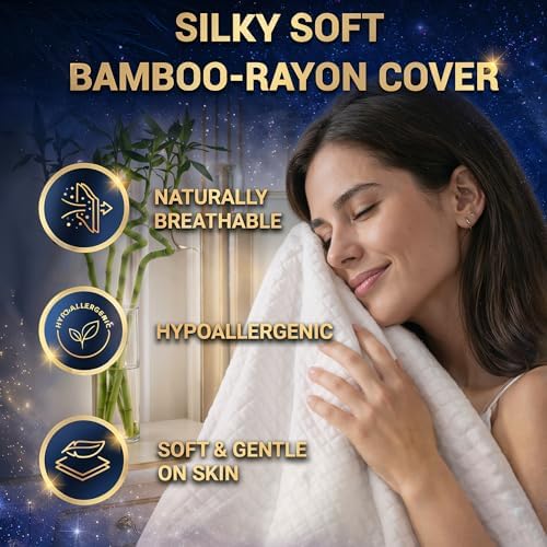 Royal Therapy Queen Memory Foam Pillow, Adjustable Shredded Odor-Free Pillow - Image 6
