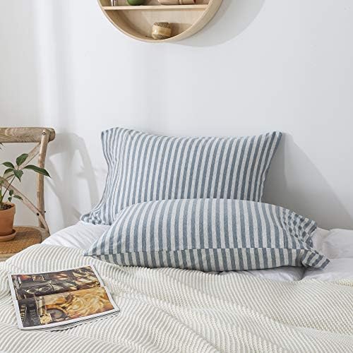 H HOUSEHOLD 100% Jersey Knit Cotton King Size Pillowcases Set of 2, Super Soft - Image 3