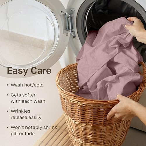 California Design Den Soft 100% Cotton King Size Deep Pocket Sheets Set - Image 6