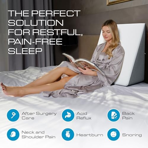 Kolbs Bed Wedge Pillow for Sleep Apnea, FSA Eligible Acid Reflux, and Back Pain - Image 2